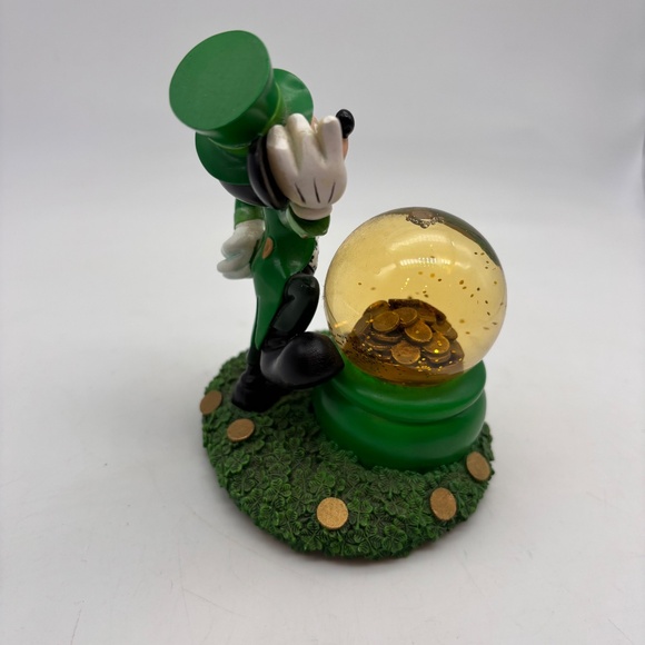 Disney WDW Parks Mickey Mouse Leprechaun St. Patricks Day Mini Water Snow Globe - Picture 5 of 10